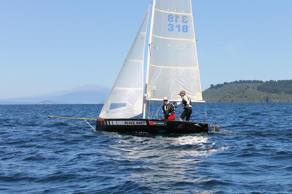 Black Bart improving their roll tacks - Javelin Skiff National Championships 2016 © Yuki Katsushima